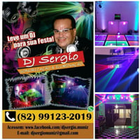 Atendemos em Maceió.
DJ Sergio - Sonorização & Iluminação.
Zap (82) 99123-2019.