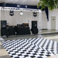 Estrutura de Box Truss com Pista