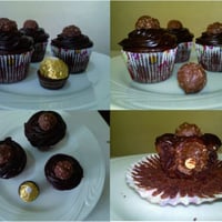 Cupcakes Ferrero Rocher