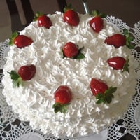 bolo de morango