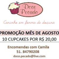 PROMOÇÃO MÊS DE AGOSTO