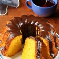 Bolo de Cenoura com Chocolate