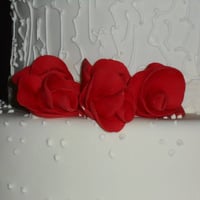 Detalhe: Bolo para casamento 3 andares