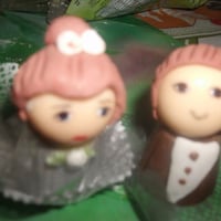 Noivinhos de chocolate.