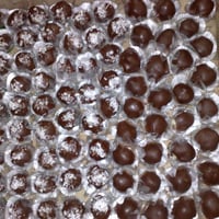 doces fondados de chocolate