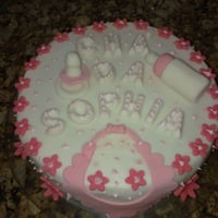 Bolo decorado p/ chá de bb.