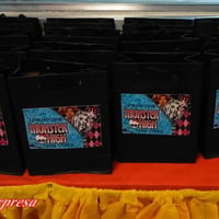 Sacolinhas personalizadas Monster High para lembrancinha de aniversário.