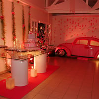 Decoração temática. Festa " FUSCA ".