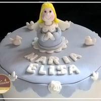 Bolo Batizado Menina