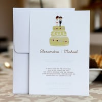 Convite de casamento noivinhos