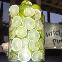 decoração com frutas