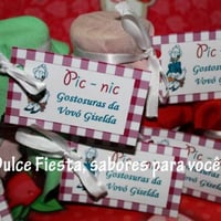 Doces no potinho de vidro