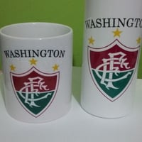 Caneca e garrafa personalizada