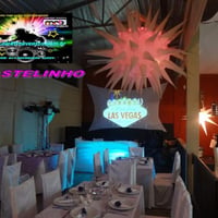 virus inflavel, telao estilizado e decoracao de mesas