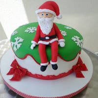 bolo temático Natal