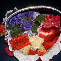 cesta carinho para ela R$ 85,00
