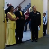 Orientando a entrada dos Padrinhos