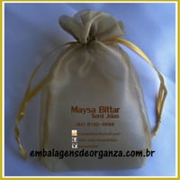 Embalagem de Organza Personalizada