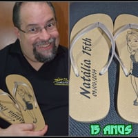 Personalização, o Desenhista Marcelo Lopes de Lopes desenvolve a arte para personalização