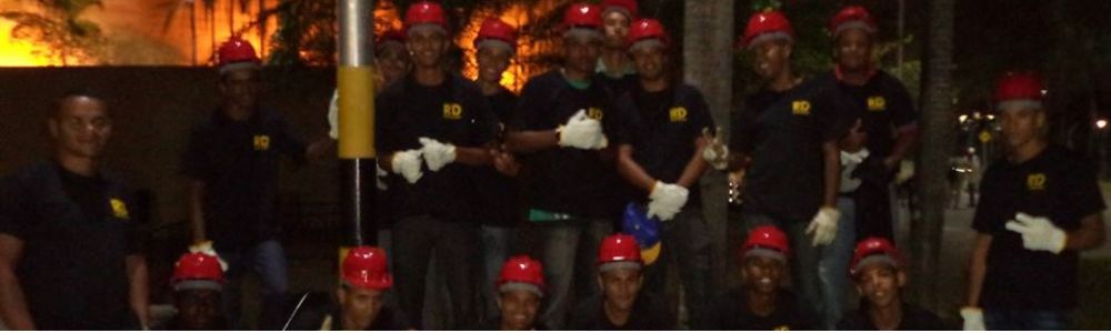 Equipe de carregadores para eventos
