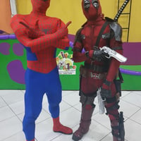 #spiderman #homemaranja #deadpool #vingadores #avengers  #personagensvivos #eshowpersonagensvivos
