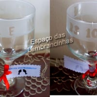 Taças personalizadas para madrinhas/padrinhos. P/ Convidados desconto em pedidos apartir de 50 un.