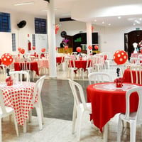 Salão decorado