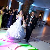 Casamento Evangélico com Box Truss Suspenso, Moving Heads, Telas de Plasma e iluminação a Led nos pi