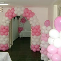 DECORAÇÃO COM BOLAS BATIZADO