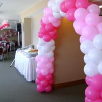 DECORAÇÃO COM BOLAS BATIZADO
