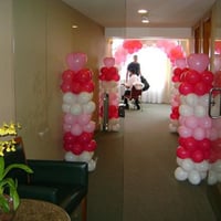 DECORAÇÃO COM BOLAS BATIZADO