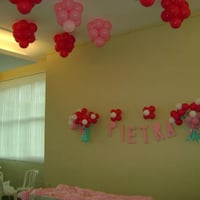 DECORAÇÃO COM BOLAS CHÁ DE BEBÊ