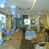 DECORAÇÃO COM BOLAS CHÁ DE BEBÊ