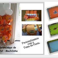 Mochilinhas de Lembrancinhas
Personalizamos com o tema da festa