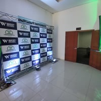 Backdrop com iluminação