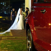 Tranquilidade total para a noiva.
