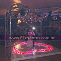 Pista de LED Gráfica - Coração