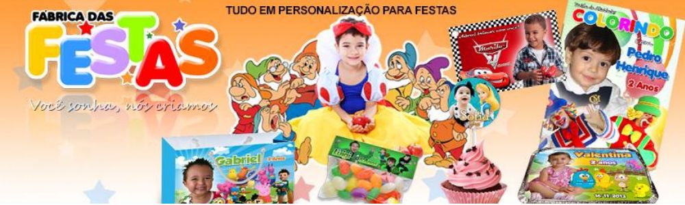 Fabrica das Festas - Lembranças Personalizadas