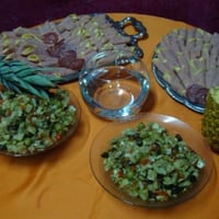 parte da mesa de frios