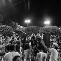 Festa na praça matriz de Paracuru.