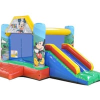 CASTELINHO COM ESCORREGADOR MICKEY