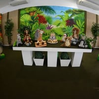 Madagascar decoração 2D