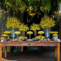 Mesa de doces, sugestão de montagem com nosso acervo de peças