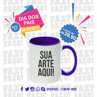 Caneca Cerâmica branca Personalizada 300ML