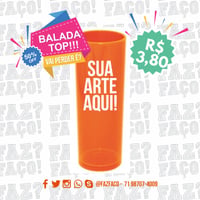 Copo Long Drink em PP Cores Sólidas 300 Ml.
Cores Variadas!