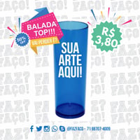Copo Long Drink em PP Cores Sólidas 300 Ml.
Cores Variadas!