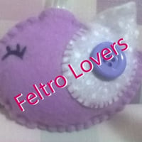 Chaveiro em Feltro
Produto produzido em feltro. Detalhes e cores podem ser alterados conforme sol