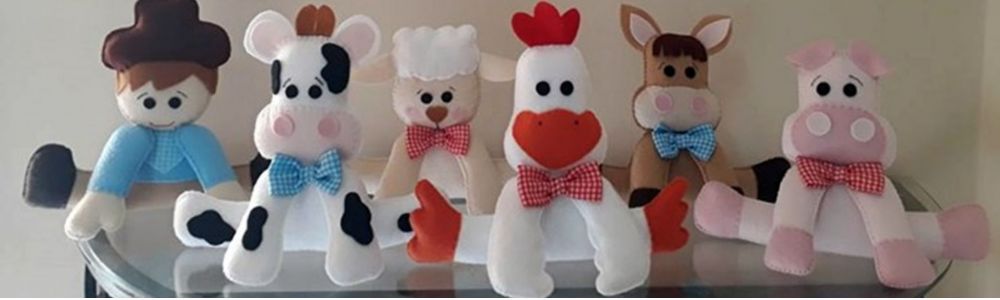 Lembrancinhas de Feltro para Bebê