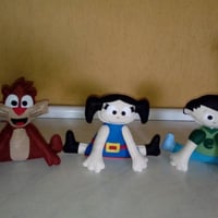 enfeite de mesa convidados em feltro