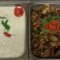 Arroz a Piamontese com Filé ao molho madeira com champiom